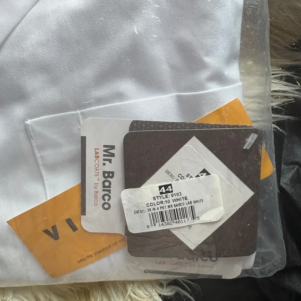 Barco Uniforms Men's White Professional Coat - Picture 4 of 7